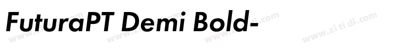 FuturaPT Demi Bold字体转换